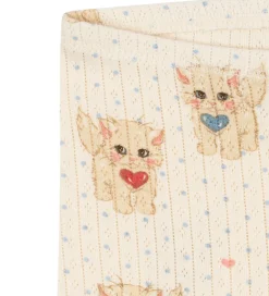 Børn Konges Sløjd Leggings>Leggings - Minnie - Miao Amore m. Hulmønster