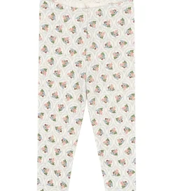 Børn Konges Sløjd Leggings|Leggings - Minnie - Verona Blues m. Hulmønster