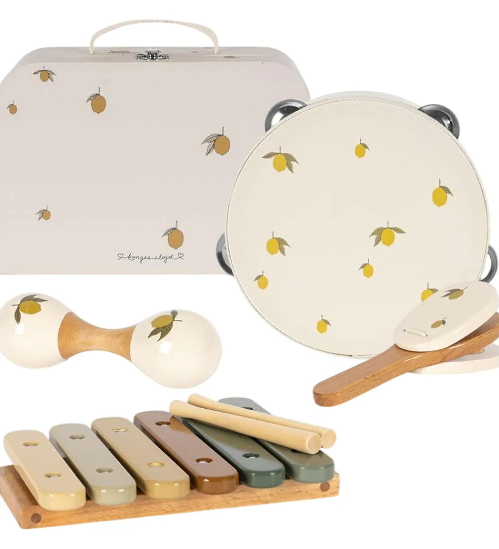 Konges Sløjd Musikinstrumenter|Musikinstrumenter - Træ - Glossy - Lemon