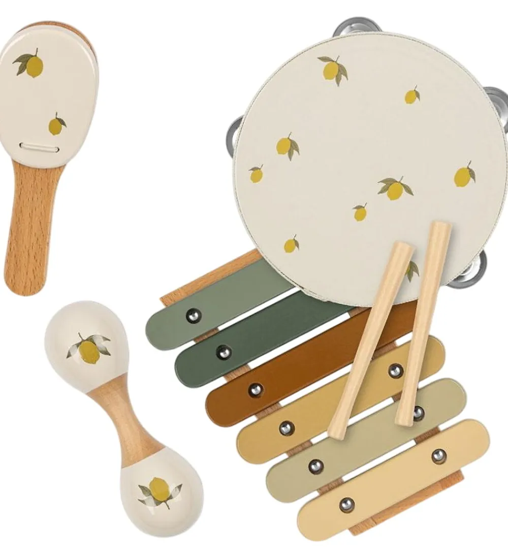 Konges Sløjd Musikinstrumenter|Musikinstrumenter - Træ - Glossy - Lemon