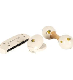 Konges Sløjd Musikinstrumenter>Musikinstrumenter - Træ - 3 Dele - Lemon