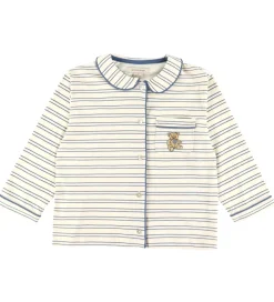 Børn Konges Sløjd Nattøj|Nattøj - Pio - Indigo Butter Stripe