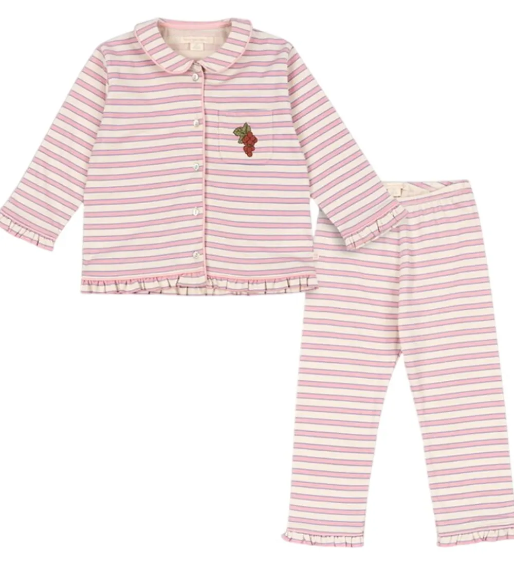 Børn Konges Sløjd Nattøj|Nattøj - Pio Frill - Lolly Stripe