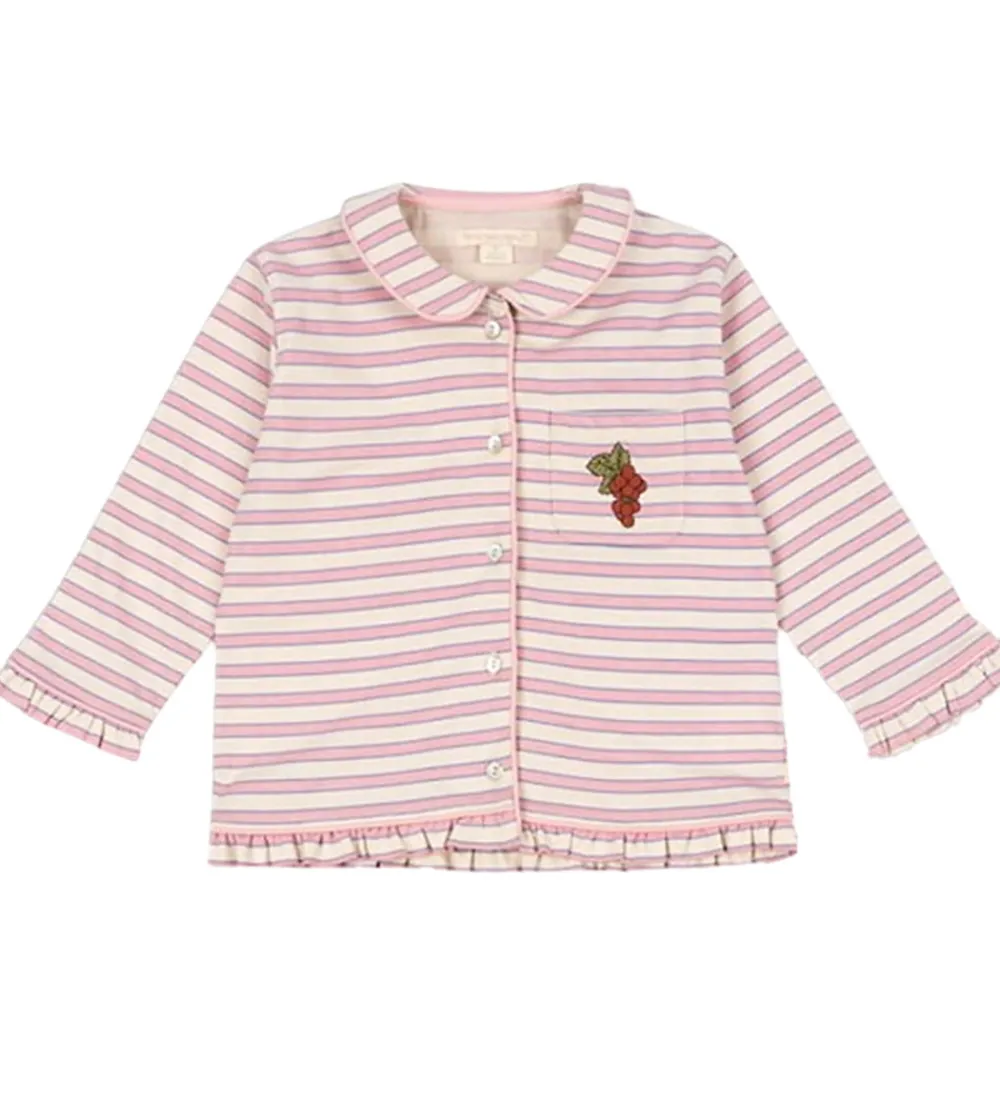 Børn Konges Sløjd Nattøj|Nattøj - Pio Frill - Lolly Stripe