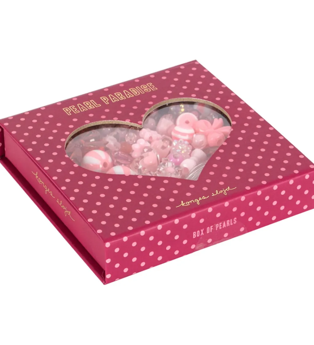 Konges Sløjd Perler|Perler - 200 stk. - Pink