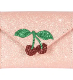 Konges Sløjd Punge>Pung - Love Letter - Pink Glitter