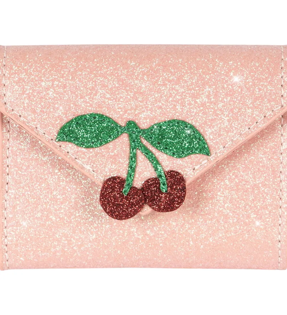 Konges Sløjd Punge>Pung - Love Letter - Pink Glitter