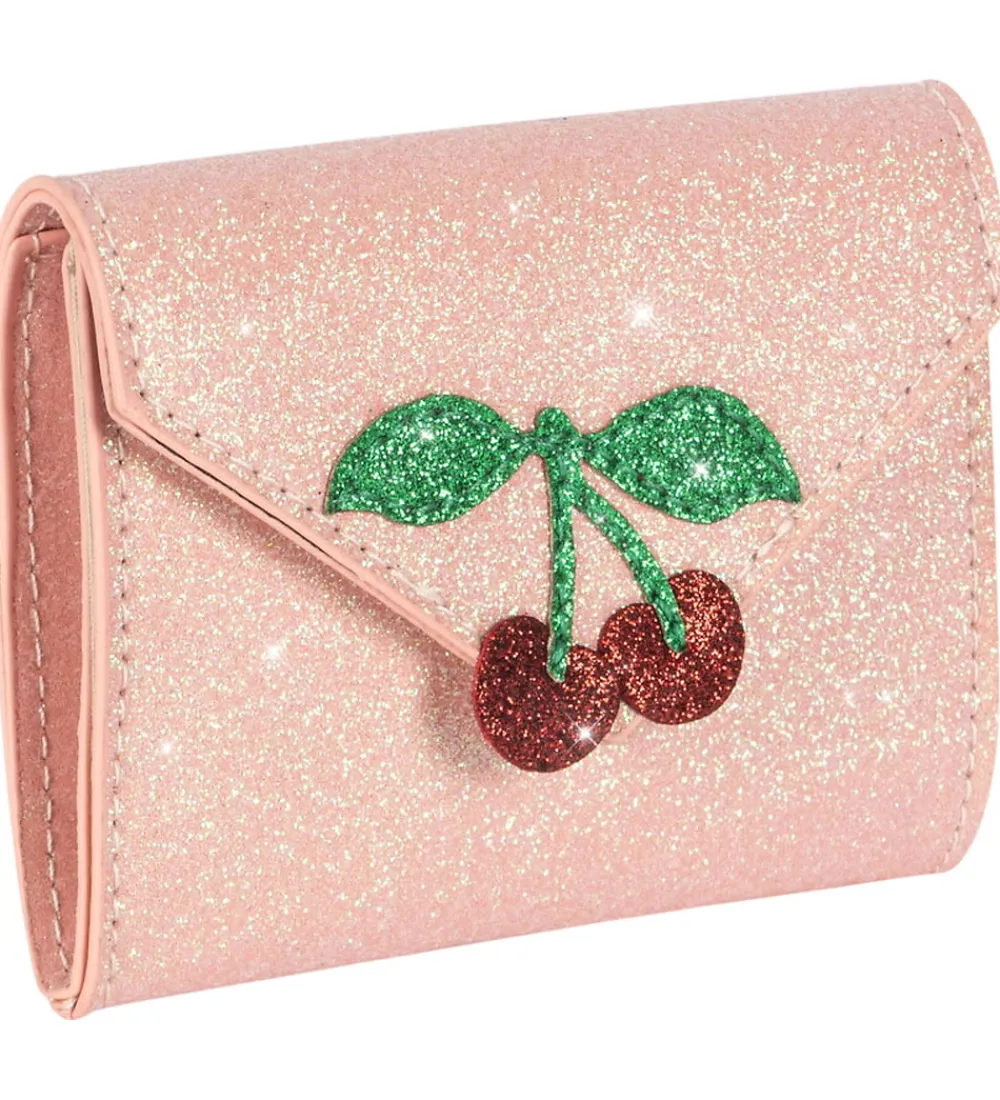 Konges Sløjd Punge>Pung - Love Letter - Pink Glitter