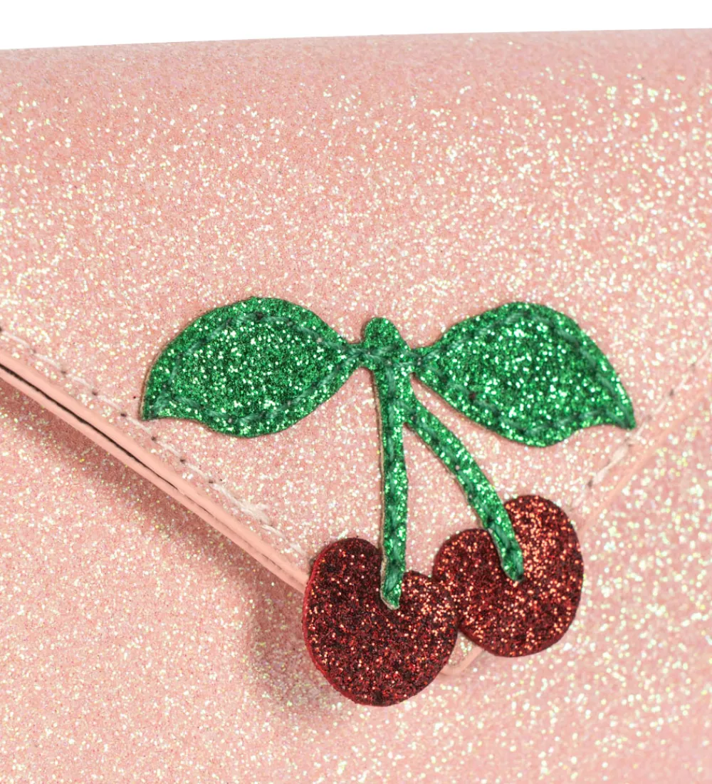 Konges Sløjd Punge>Pung - Love Letter - Pink Glitter