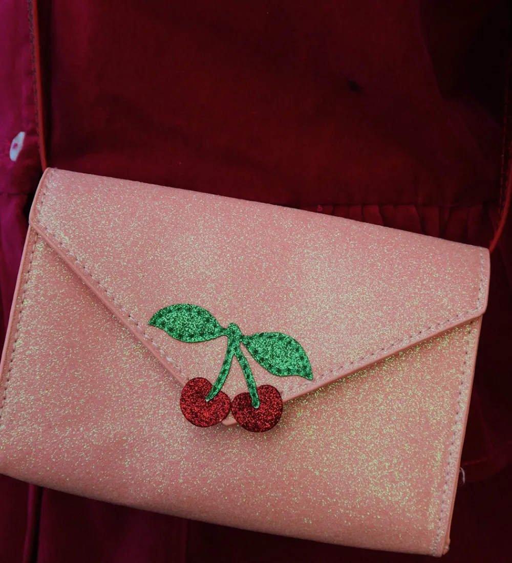 Konges Sløjd Punge>Pung - Love Letter - Pink Glitter