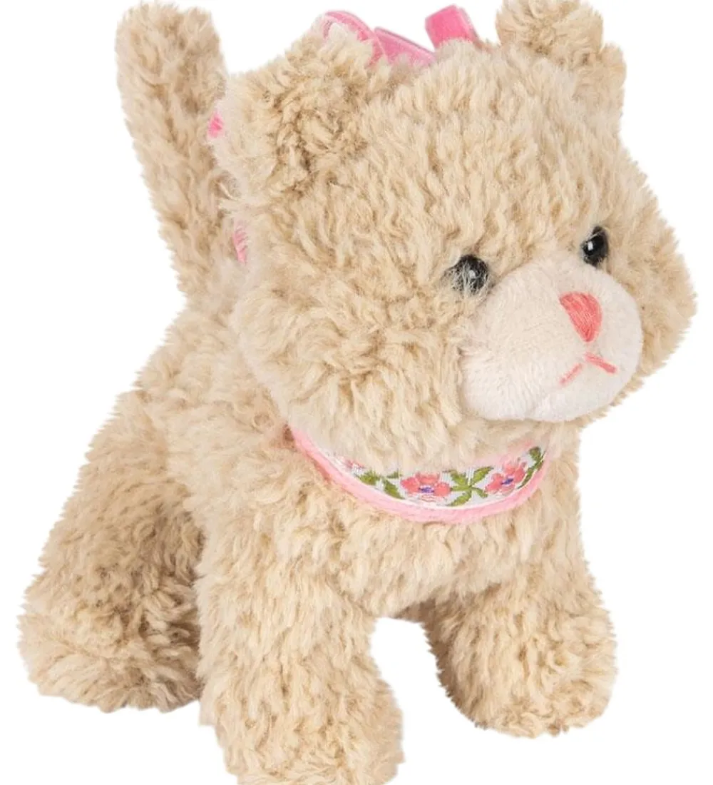 Konges Sløjd Gribelegetøj>Rangle - Kat - Beige