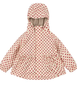 Børn Konges Sløjd Regntøj>Regntøj m. Seler/Fleece - PU - Rainy Palme - Coeur