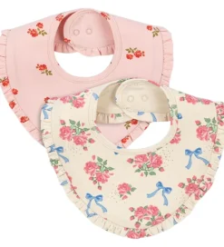 Konges Sløjd Savlesmække|Hagesmække|Savlesmække - 2-pak - Frill - Bella Rosita/Rosa