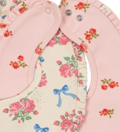 Konges Sløjd Savlesmække|Hagesmække|Savlesmække - 2-pak - Frill - Bella Rosita/Rosa