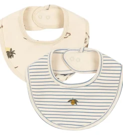 Konges Sløjd Savlesmække|Savlesmække - 2-pak - Kubi/Stripe Blue