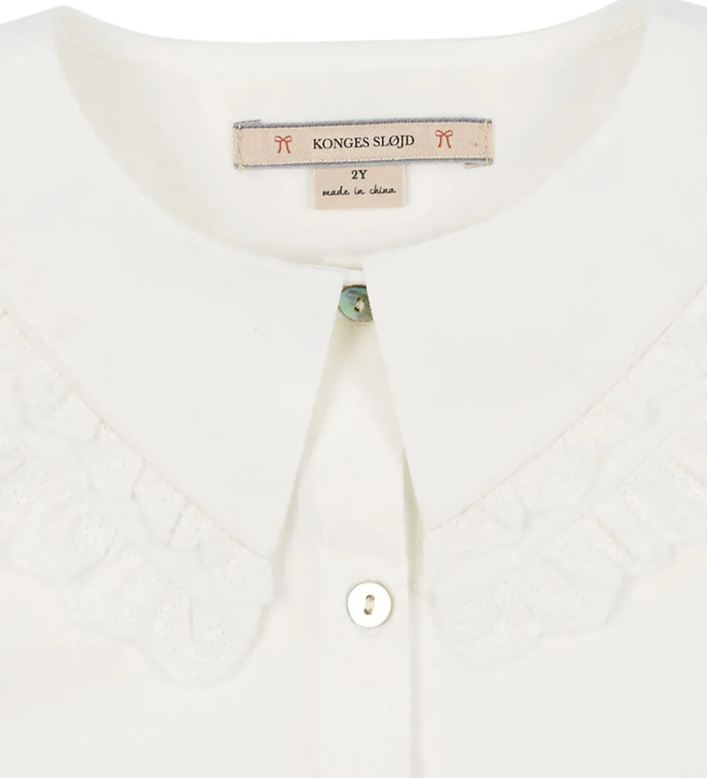 Børn Konges Sløjd Skjorter|Skjorte - Coeur Collar - Optic White