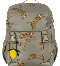 Konges Sløjd Skoletasker>Skoletaske m. Gymnastiktaske - Clover - Tiger Oak