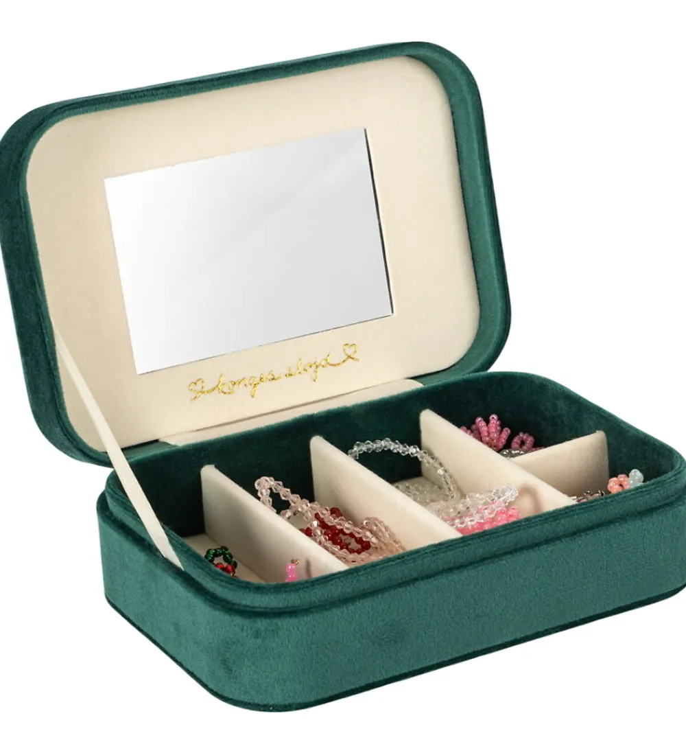 Konges Sløjd Smykkeskrin|Smykker|Smykkeskrin m. Indhold - All I Wish For - Bottle Gr