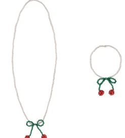 Konges Sløjd Smykker|Smykkesæt - Armbånd/Halskæde - Cherry