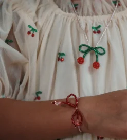 Konges Sløjd Smykker|Smykkesæt - Armbånd/Halskæde - Cherry