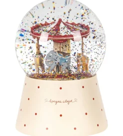 Konges Sløjd Dekoration|Snekugler|Snekugle - Ø: 10 cm - Karrusel m. Glimmer