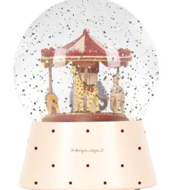 Konges Sløjd Dekoration|Snekugler|Snekugle - Ø: 10 cm - Karrusel m. Glimmer