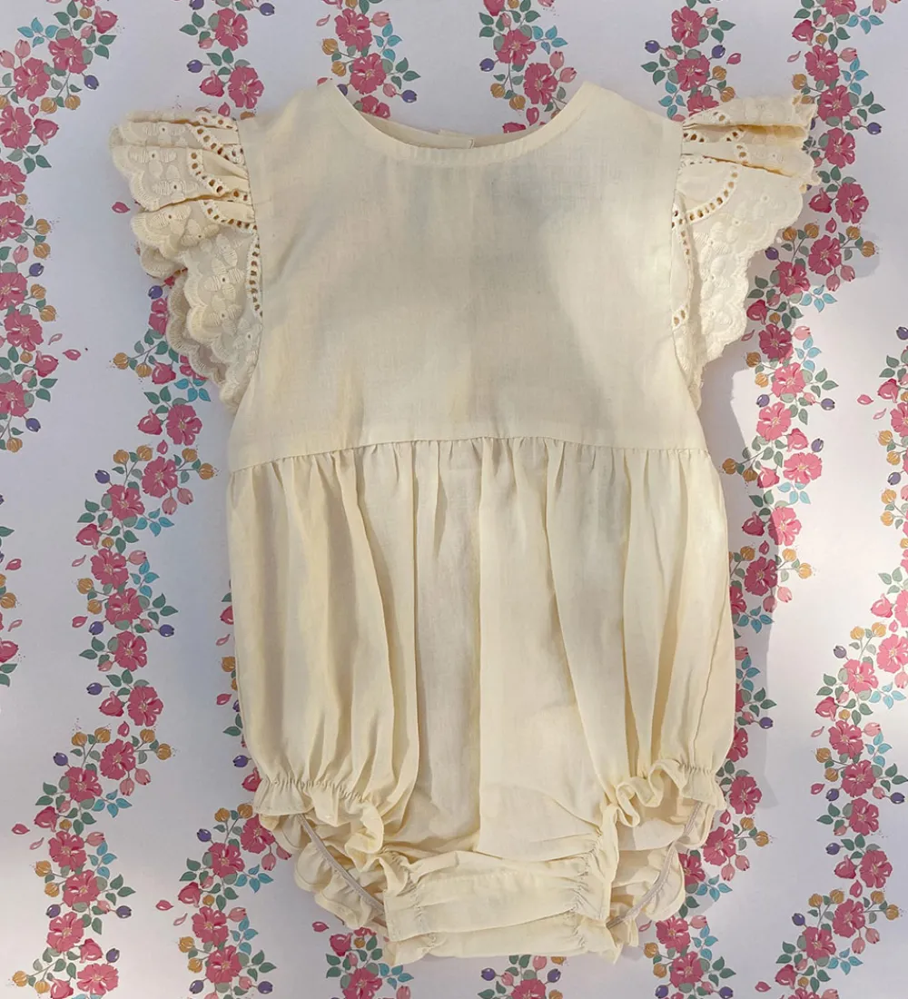 Børn Konges Sløjd Sommerdragter|Sommerdragt - Posey - Cloud Cream