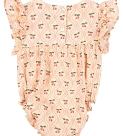 Børn Konges Sløjd Sommerdragter>Sommerdragt - Musselin - Coco - Cherry Pink Motif