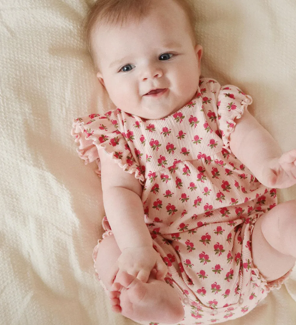 Børn Konges Sløjd Sommerdragter>Sommerdragt - Chleo Frill - Rosie Rose