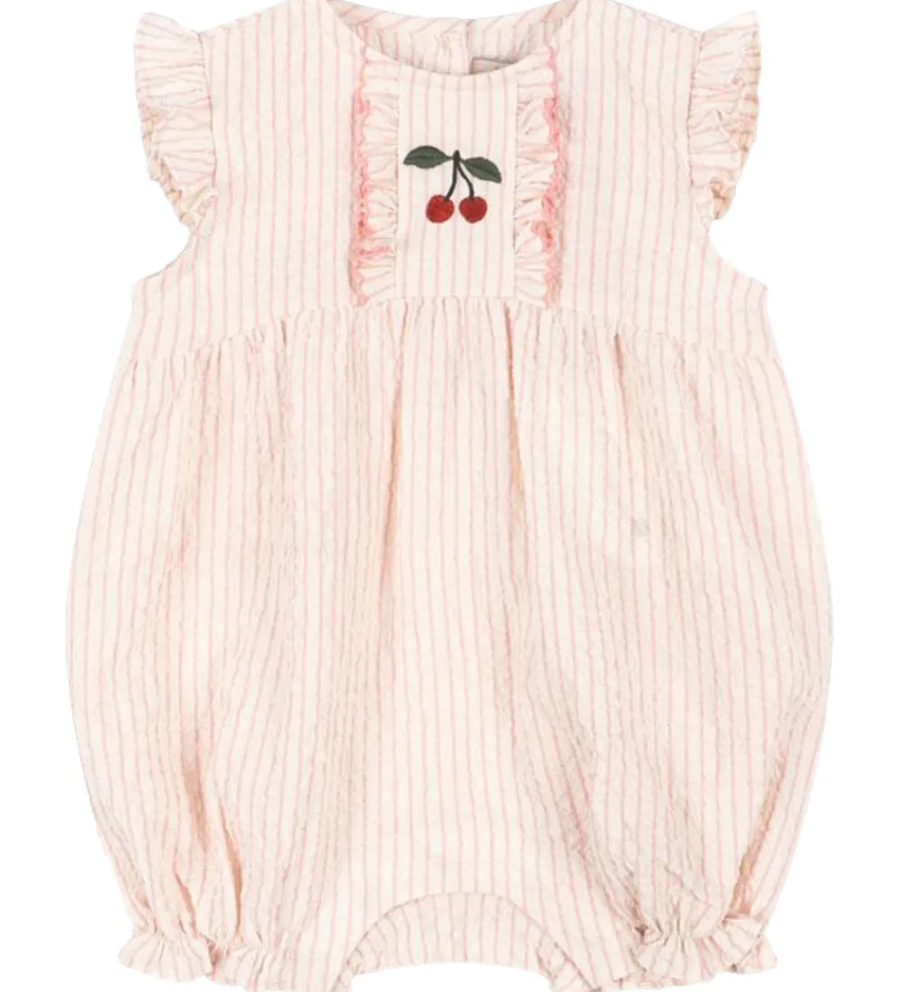 Børn Konges Sløjd Sommerdragter>Sommerdragt - Ellie - Peony Stripe