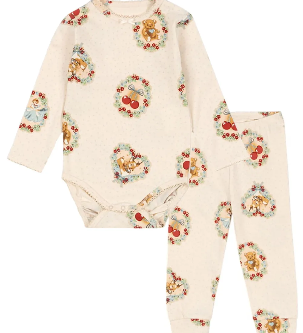 Børn Konges Sløjd Leggings|Bodyer|Sæt - Body l/æ/Leggings - Deer Diary