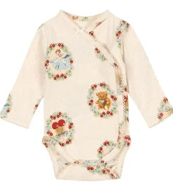 Børn Konges Sløjd Leggings|Bodyer>Sæt - Slå-om Body l/æ/Leggings - Deer Diary