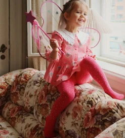 Børn Konges Sløjd Strømpebukser></noscript>Strømpebukser - Glam - Amour Pink m. Rhinsten