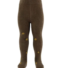 Børn Konges Sløjd Strømpebukser|Strømpebukser - 2-pak - Jaquard - Lemon