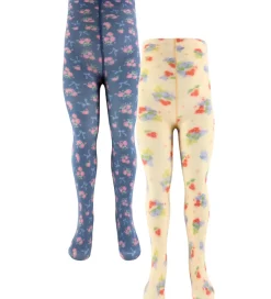 Børn Konges Sløjd Strømpebukser>Strømpebukser - Nylon - 2-pak - Verona Blues