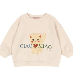 Børn Konges Sløjd Sweatshirts>Sweatshirt - Belli - Whisper Pink