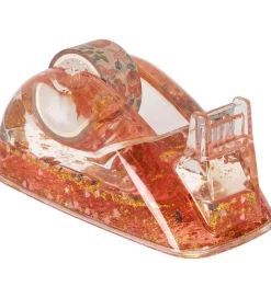 Konges Sløjd Skriveredskaber|Skole|Tapedispenser - Sparkle Splash - Red