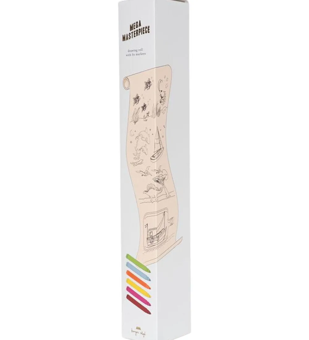 Konges Sløjd Kreasæt|Tegnerulle m. Tuscher - Mega Masterpiece