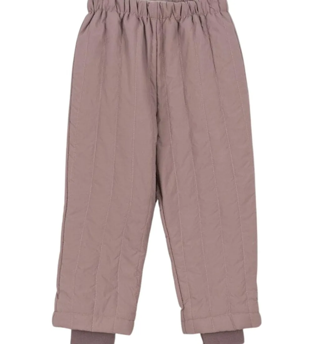 Børn Konges Sløjd Termotøj|Termobukser - Juno - Twilight Mauve