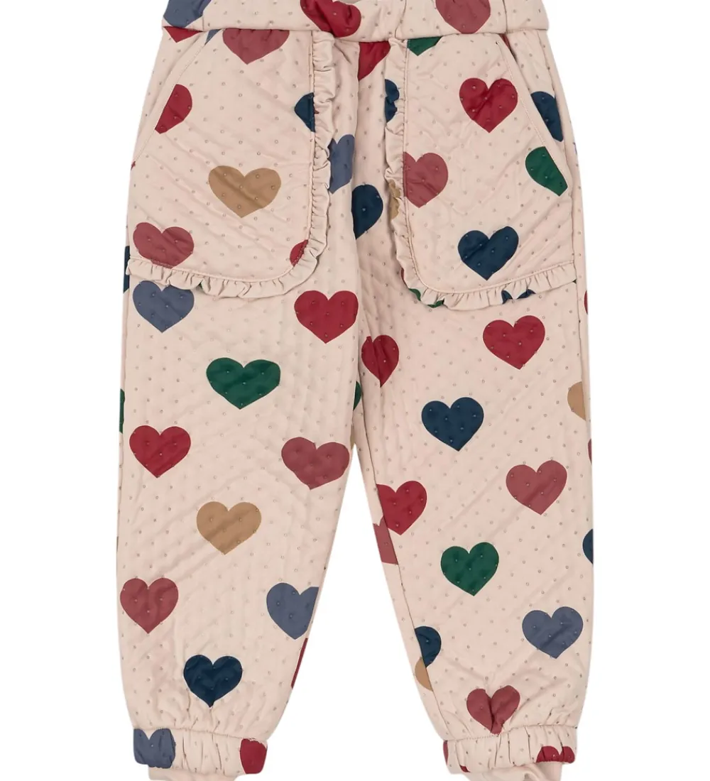 Børn Konges Sløjd Termotøj>Termobukser m. Fleece - Frill - Bon Coeur Coloré