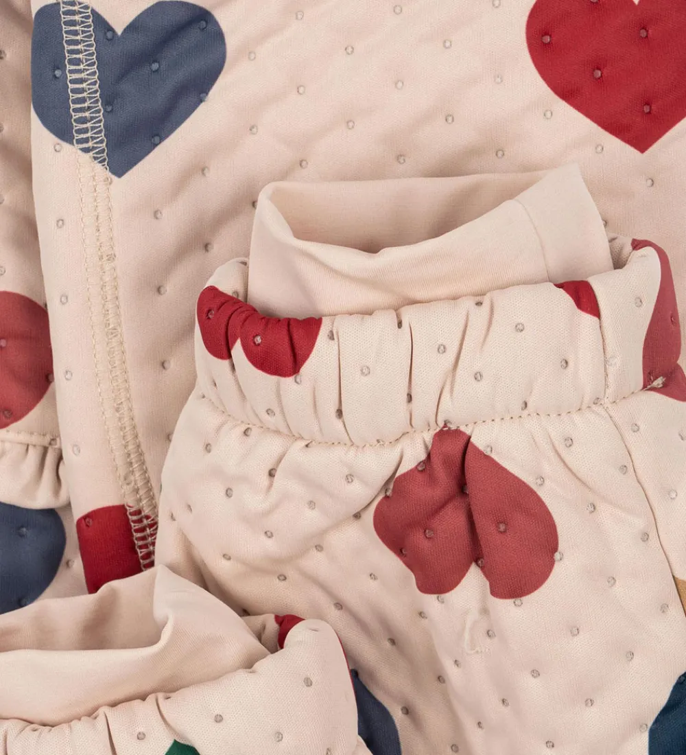 Børn Konges Sløjd Termotøj>Termobukser m. Fleece - Frill - Bon Coeur Coloré