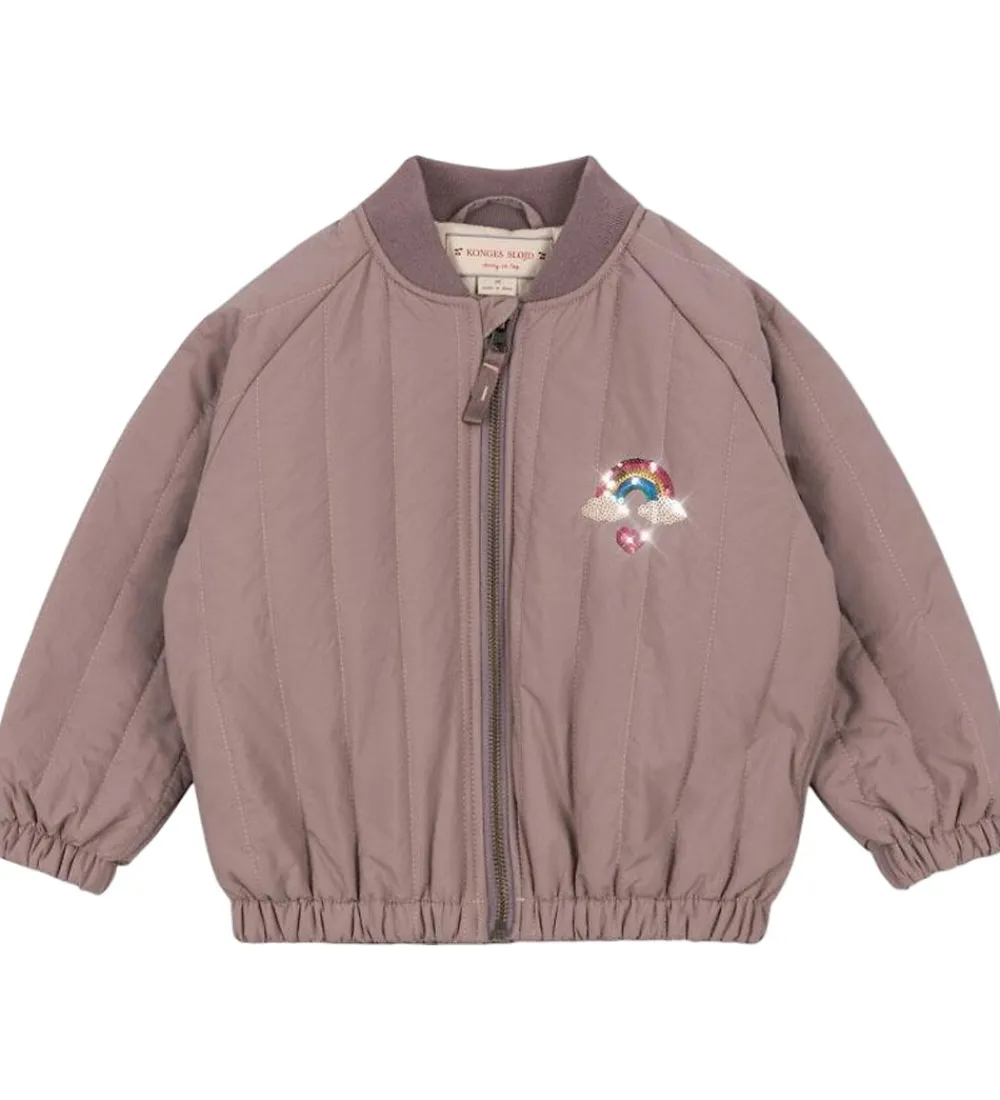 Børn Konges Sløjd Termotøj|Termojakke - Juno Bomber - Twilight Mauve