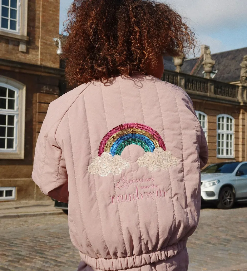 Børn Konges Sløjd Termotøj|Termojakke - Juno Bomber - Twilight Mauve