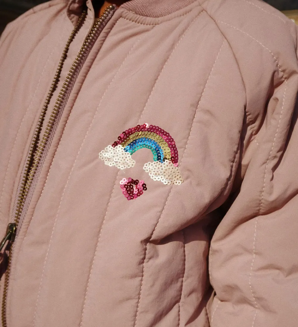 Børn Konges Sløjd Termotøj|Termojakke - Juno Bomber - Twilight Mauve