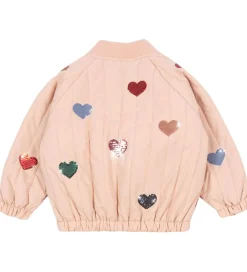 Børn Konges Sløjd Termotøj>Termojakke - Juno Sequin Bomber - Cameo Rose