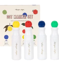 Konges Sløjd Kreasæt>Tuscher m. Tegneark - Dot Marker - Multi