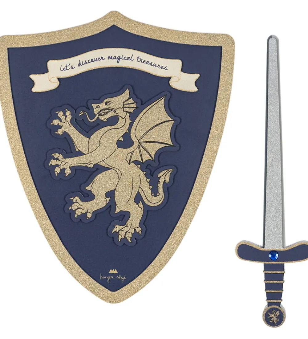 Konges Sløjd Halloween>Udklædning - Sværd/Skjold - Midnight Navy