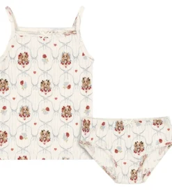 Børn Konges Sløjd Undertøj>Undertøj - Rib - Minnie - Puppy m. Hulmønster