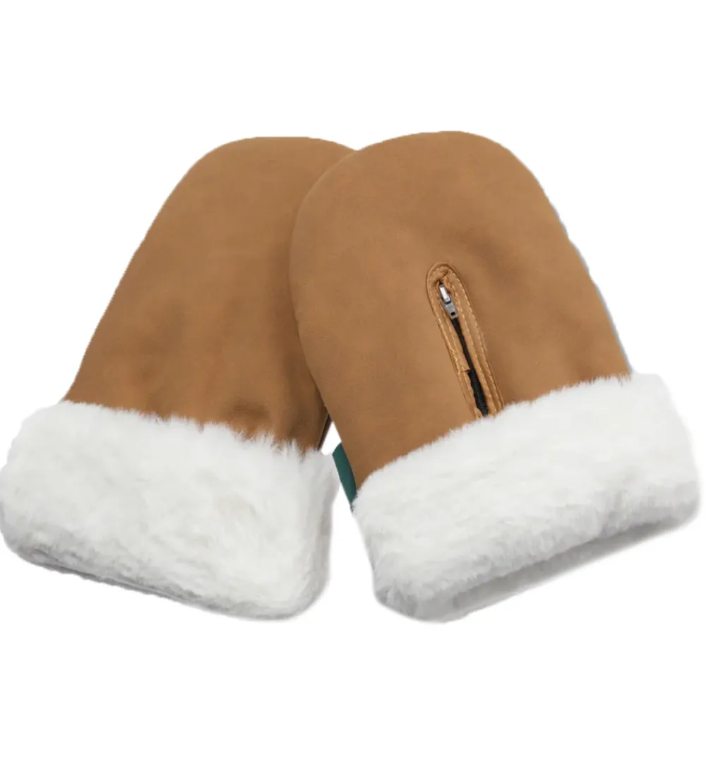 KongWalther Barnevognsudstyr|Barnevognshandsker>Barnevognshandsker - 2-pak - Østerbro - Brun