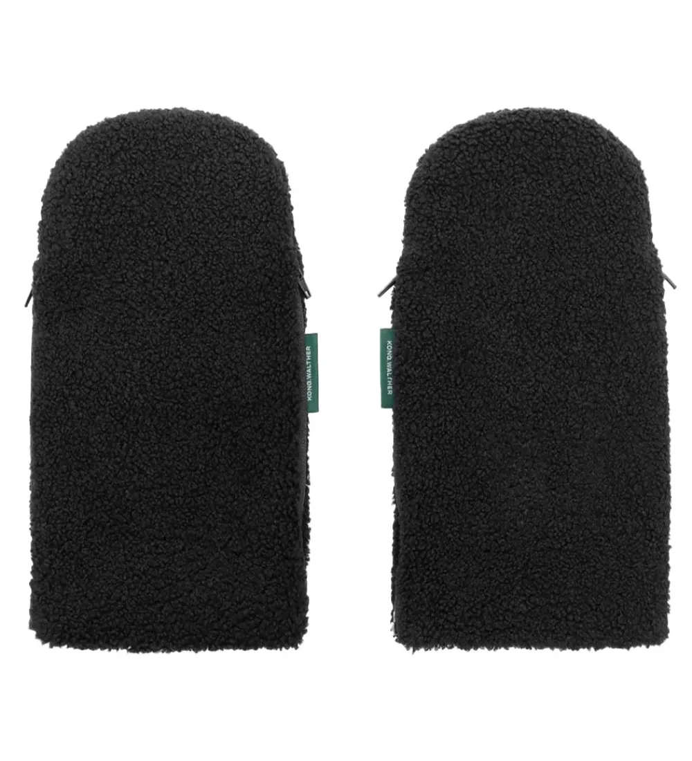 KongWalther Barnevognsudstyr|Barnevognshandsker|Barnevognshandsker - Østerbro - Black teddy